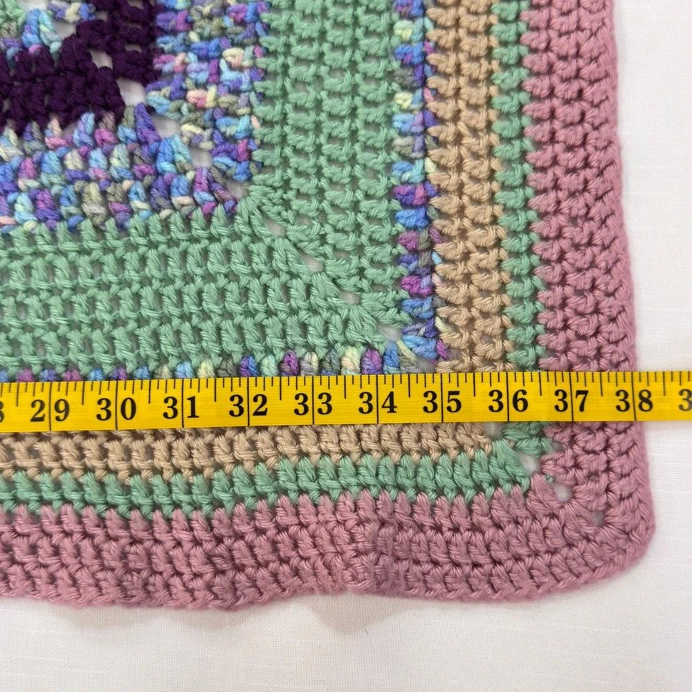 Handmade square crochet